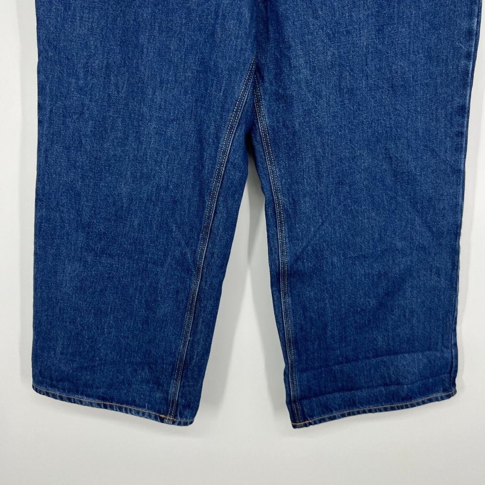 Old navy Jeans Extra High Waisted Rise Wide Leg Blue Denim - Picture 6 of 9